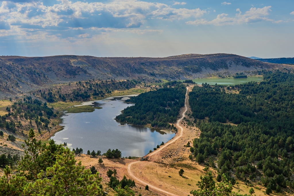 Vistas panorámicas de la Sierra de la Demanda en Burgos