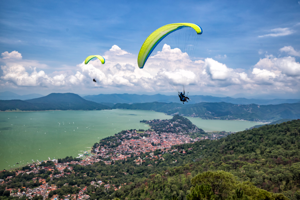 Paisaje del Valle Bravo (México)
