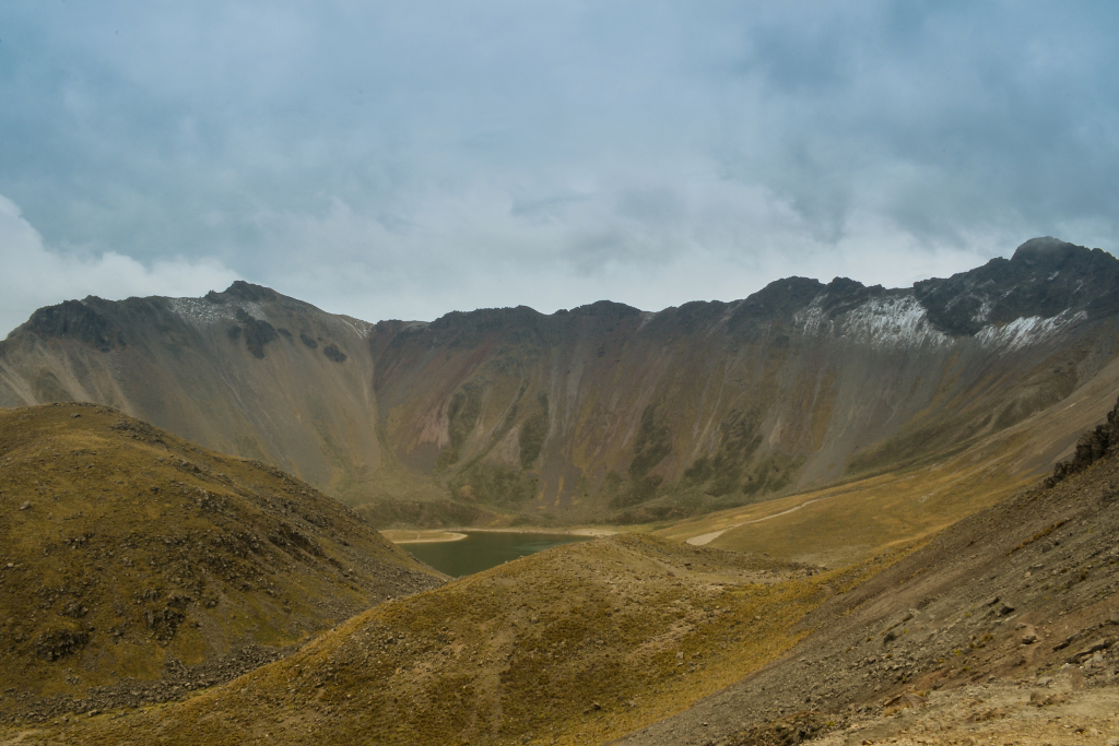 Paisaje del cráter del Nevado de Toluca